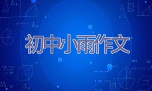 初中小雨作文