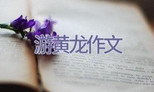 游黄龙作文