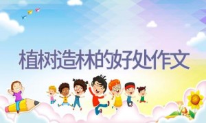 植树造林的好处作文