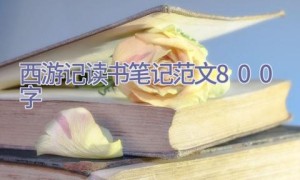 西游记读书笔记范文800字