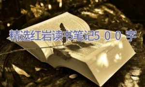 精选红岩读书笔记500字