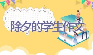 除夕的学生作文