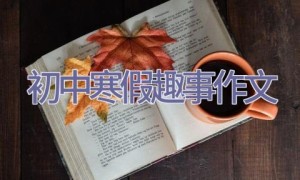 初中寒假趣事作文