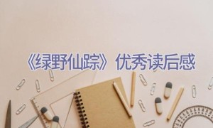 《绿野仙踪》优秀读后感