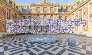 汽车制造行业零部件仓储与配送WPSPI模式研究