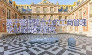 基于管理整合力的工商管理专业培养模式研究