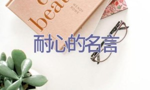 耐心的名言