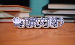 鲁迅散文摘抄