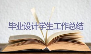 毕业设计学生工作总结