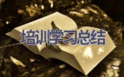 培训学习总结(16篇范文）插图