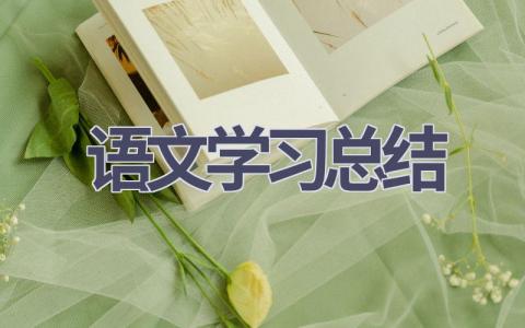 语文学习总结(15篇范文）插图