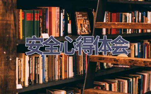 安全心得体会(20篇范文）插图