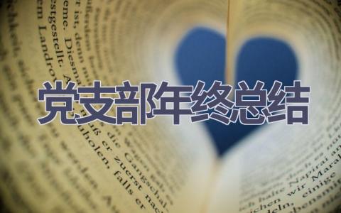 党支部年终总结(15篇范文）插图
