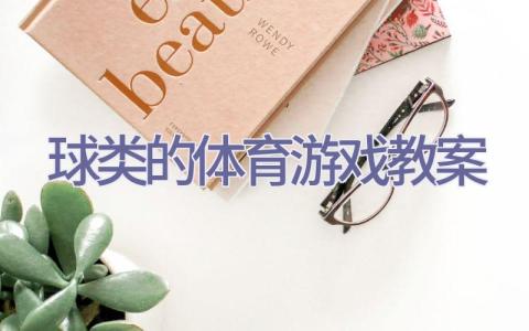 球类的体育游戏教案插图