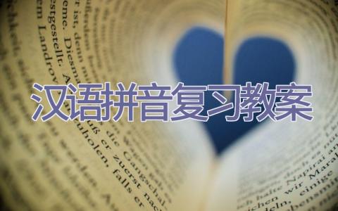 汉语拼音复习教案插图