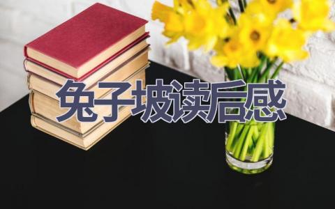 兔子坡读后感(13篇范文）插图