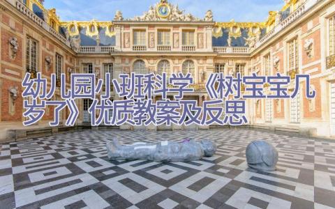 幼儿园小班科学《树宝宝几岁了》优质教案及反思插图