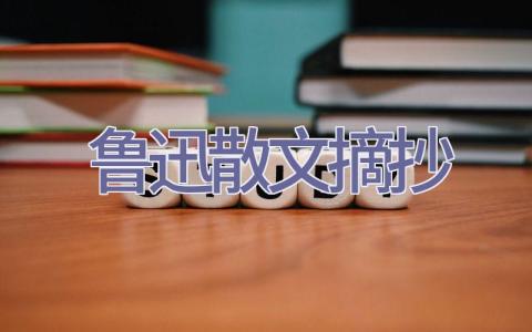 鲁迅散文摘抄插图