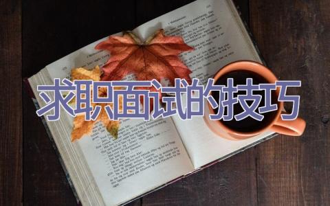 求职面试的技巧插图